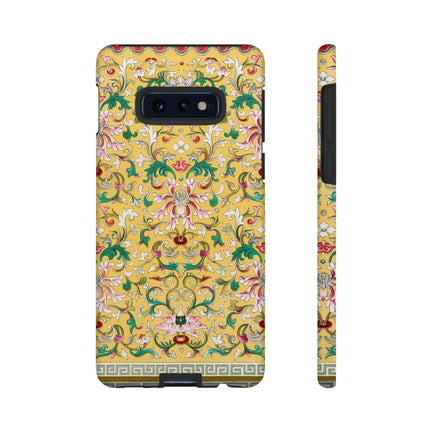 Yellow Botanical Pattern by Owen Jones Phone Cases