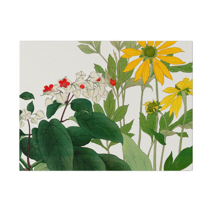 Clerodendrum and Rudbeckia by Tanigami Kônan – Japanese Botanical Harmony