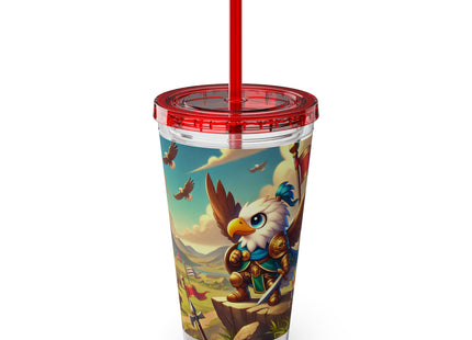 Watchful Guardian Sunsplash Tumbler with Straw, 16oz