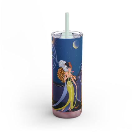 Moonlit Serenade Skinny Matte Tumbler, 20oz