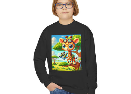 Giraffe Lookout Youth Crewneck Sweatshirt