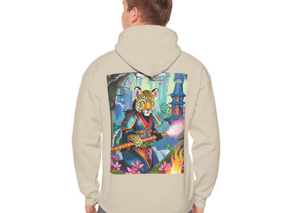 Cyberpunk Leopard – Heavy Blend™ Hooded Sweatshirt