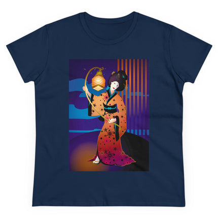 The Enchanting Geisha Women's Midweight Cotton Tee