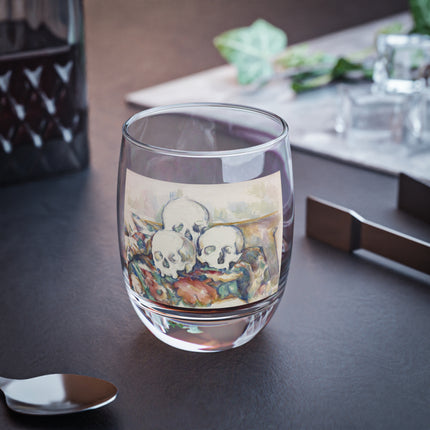 The Three Skulls by Paul Cézanne Whiskey Glass