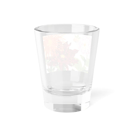 Dahlia Flower by Tanigami Kônan Shot Glass, 1.5oz