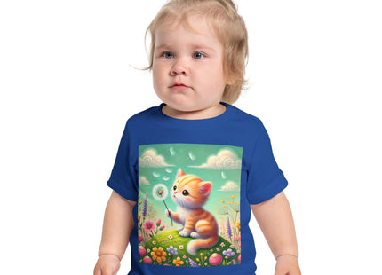 Kitten’s Whispers of Spring Baby Short Sleeve T-Shirt