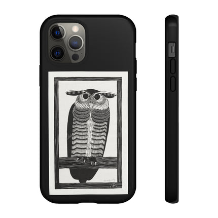 Horned Owl by Samuel Jessurun de Mesquita Phone Cases