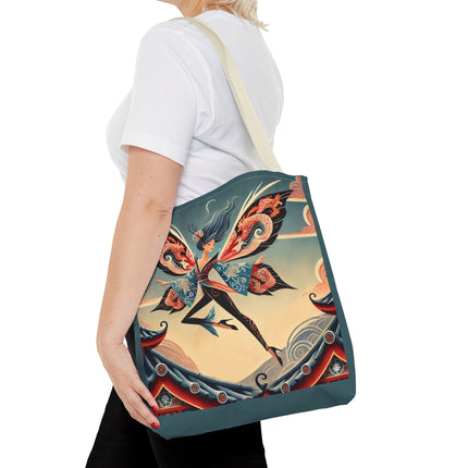 The Dragon Fairy of the Temple Tote Bag – Mythic Grace & Ancient Power
