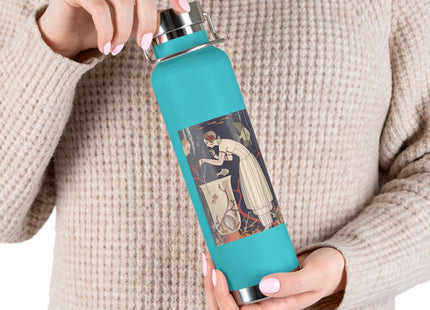 L'Etourdissant Petit Poisson (The Dazzling Little Fish) by George Barbier Copper Vacuum Insulated Bottle, 22oz