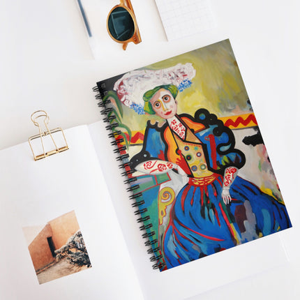 A Mulher by Amadeo de Souza-Carosa Spiral Notebook - Ruled Line