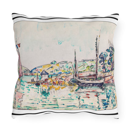 Concarneau by Paul Signac Outdoor Pillows