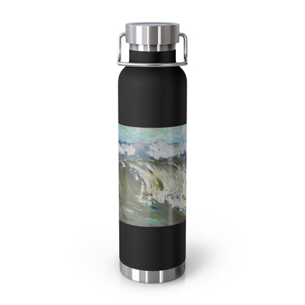 The Wave by Karl Hagemeister Copper Vacuum Insulated Bottle, 22oz