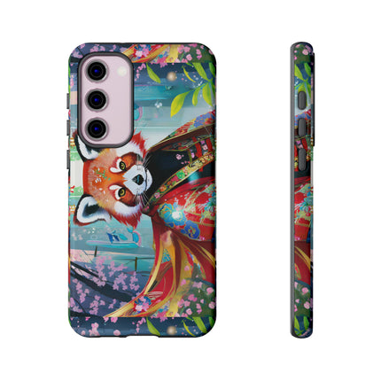 Cybernetic Red Panda Phone Cases