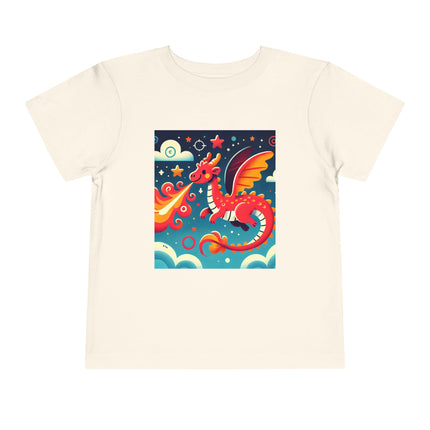 Starry Sky Dragon Toddler Short Sleeve Tee