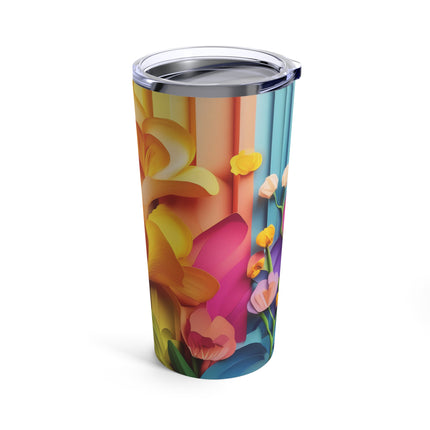 The Graceful Freesia Tumbler 20oz