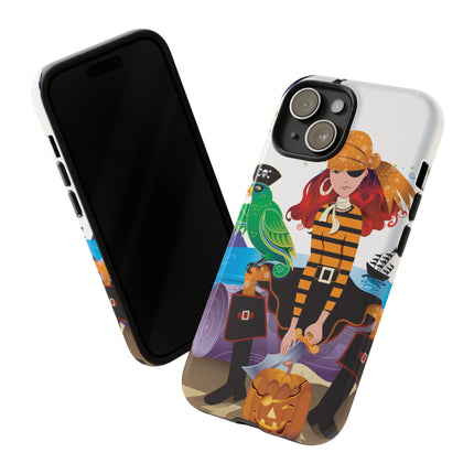 Moonlit Pirate Halloween Phone Cases