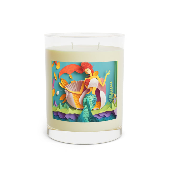 Charming Mermaid Scented Candle - Full Glass, 11oz - The White Tea & Fig, The Lavender & Sage, and The Ocean Mist & Moss