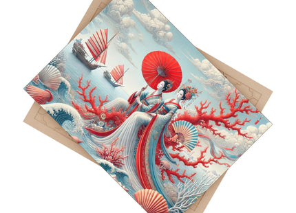 Ladies by the Quiet Sea Ceramic Tile