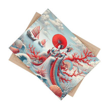 Ladies by the Quiet Sea Ceramic Tile