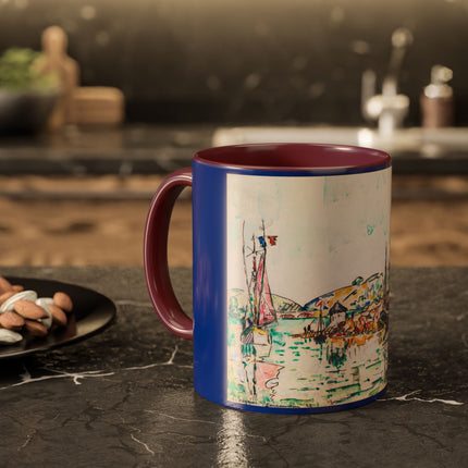 Concarneau by Paul Signac Colorful Mugs (11oz, 15oz)