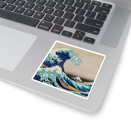 The Great Wave off Kanagawa by Katsushika Hokusai Kiss-Cut Stickers (4 Sizes)