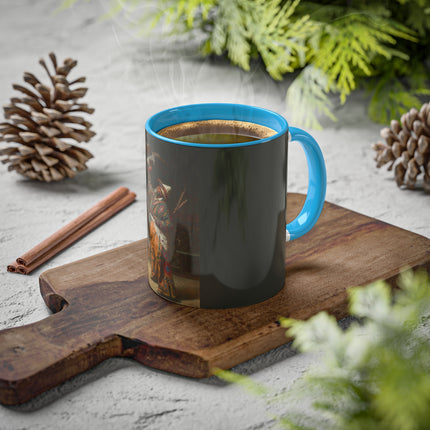 A Rich Kirghiz Huntsman with a Falcon by Vasily Vereshchagin Colorful Mugs, 11oz