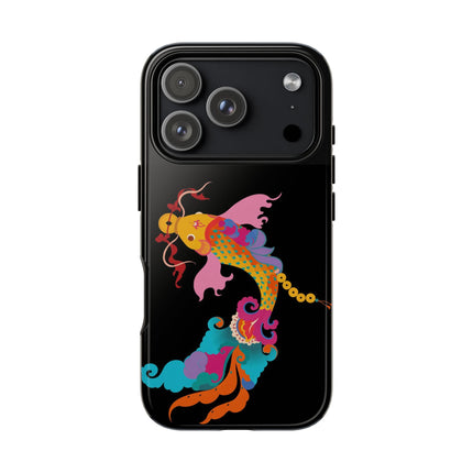 Golden Koi Phone Case – Lucky Swim & Vibrant Fortune