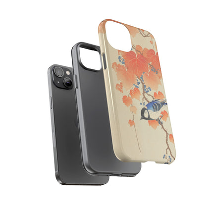 Japanese Bird and Branch by Ohara Koson Phone Cases