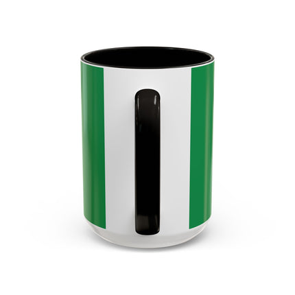🍀🎄 The Emerald Holly Christmas Colorful Mug – Art Deco Holiday Elegance