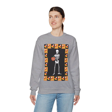 Candy Corn Skeleton Unisex Heavy Blend™ Crewneck Sweatshirt