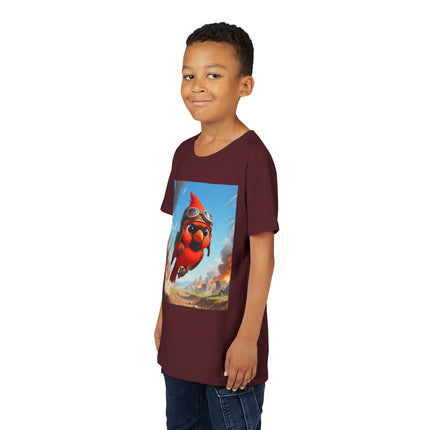 Cardinal Dive Bomber Youth Short Sleeve Tee