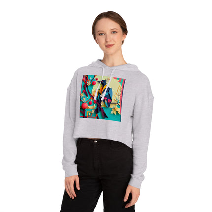 Curious Crow Women’s Cropped Hooded Sweatshirt