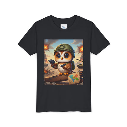 Owl on the Front Lines Youth Short Sleeve Tee