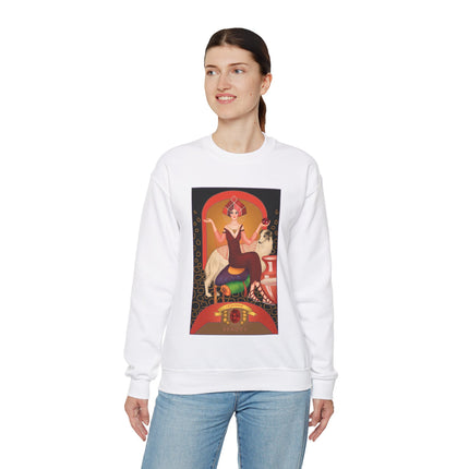 January & Garnet (from the Gem Series) by Sofia Chiostri Heavy Blend™ Crewneck Sweatshirt
