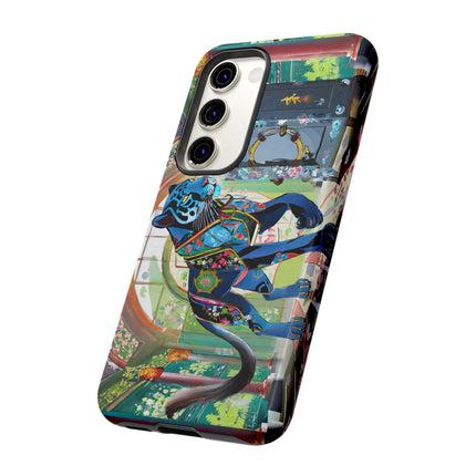 Cyber Panther's Hunt Phone Cases