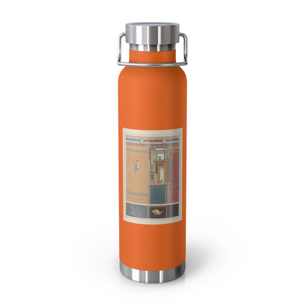 Pompeii Wall Pl.20 by Victor Steeger Copper Vacuum Insulated Bottle, 22oz