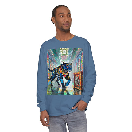 Cyber Panther's Hunt Long Sleeve T-Shirt