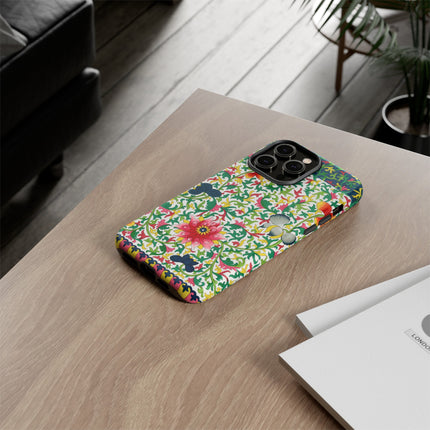 Colorful Floral Pattern by Owen Jones Phone Cases