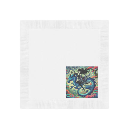 Mystic Guardian of the Sky White Coined Napkins