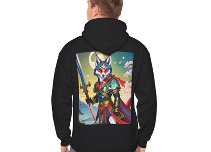 Cyberpunk Samurai Fox – Heavy Blend™ Hooded Sweatshirt