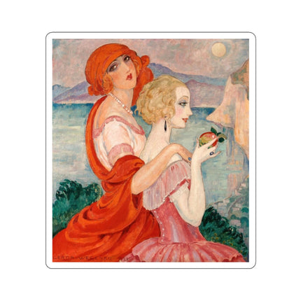 Sur la Route d'Anacapri by Gerda Wegener Kiss-Cut Stickers (4 Sizes)