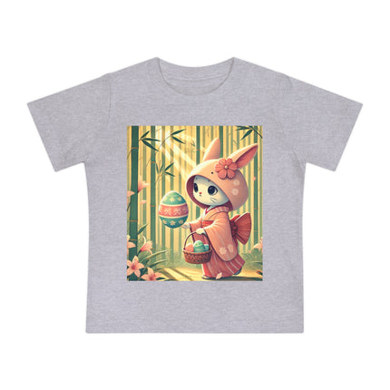 Geisha Kitten’s Easter Stroll Baby Short Sleeve T-Shirt