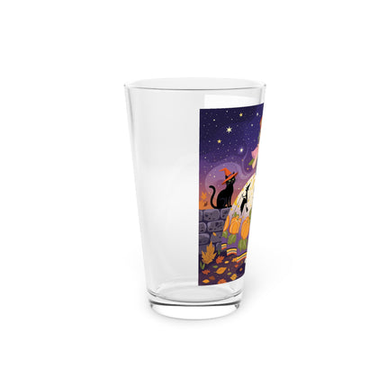 🎃🌙 The Pumpkin Moon Dress Glass, 16oz – Whimsical Halloween Fashion