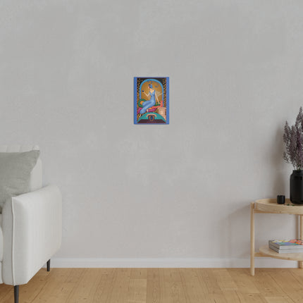 September & Sapphire – Sofia Chiostri’s Celestial Art Deco Canvas