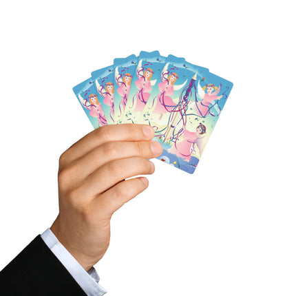 Angelic Revelry Playing Cards