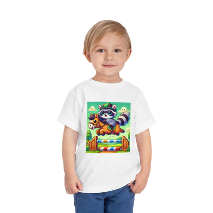 Raccoon Rider Toddler Short Sleeve Tee
