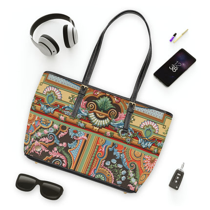 L'Ornement Polychrome by Albert Racine PU Leather Shoulder Bag