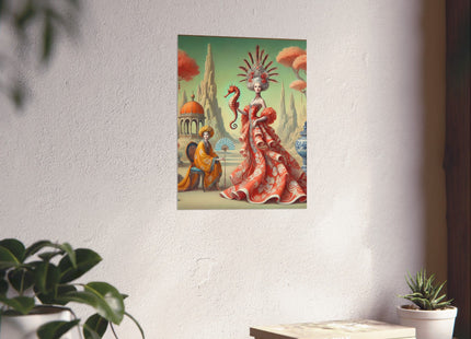 The Seahorse Court Matte Vertical Posters