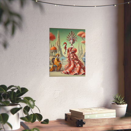 The Seahorse Court Matte Vertical Posters