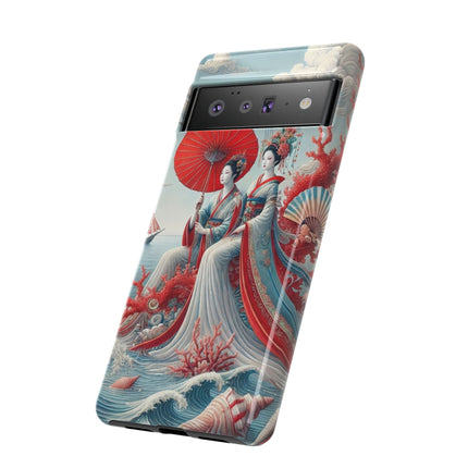 Ladies by the Quiet Sea Phone Cases